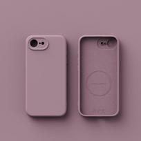Magnetinis skysto silikono dėklas telefonui For For Iphone 17E 17 Air 16E 16 Plus 1 14 13 12 Pro Max 17Pro For Matinis dangtelis For iPhone 15 gray