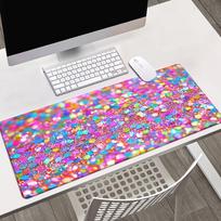 Sparkling Stars Desk Mat  Waterproof AntiSlip Gaming Mousepad for PC Laptop  OfficeSlip Gaming Desk Mat for PC 400x800x2mm blue