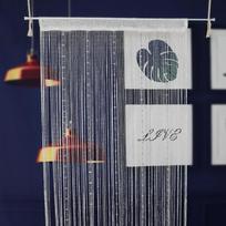 100CM X 200CM Krištolinės karoliukų girliandos Užuolaida-ekranas Stygų pertvara Žaliuzė Svetainei Svetainei Durims Sienai Langui Kutų užuolaida 100x200cm balta
