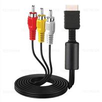6ft/1.8M AV Cable for PS3 PS2 PS1 PlayStation Splitter RCA Audio Video Extend Cord To Monitor TV RCA Wire Converter Adapter 1PC Cable  juoda