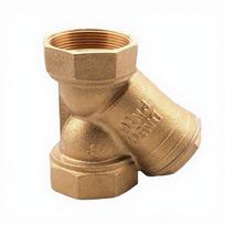 Brass Angle Hydraulic Medium Pressure Water Strainer Mesh Filter Valve with Female Thread and 1 Year Warranty (Brass,Medium Pressure&2 in(5.08cm))
