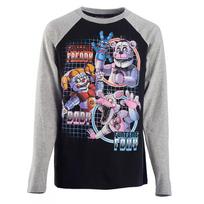 Five Night At Freddy's Video Game Raglan Tee Shirt New XXXL gray
