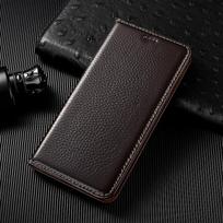Prabangus natūralios odos dėklas Oneplus 15 15R 13 13R 13T 6T 7T 8 8T 9 9RT 10 10T 11 11R 12 12R Pro apverčiamas piniginės tipo odinis telefono dėklas Oneplus 15R kava