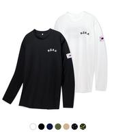 Millibeulo Cooling Roka Long Sleeve T-Shirt (Type A) Black/100 white