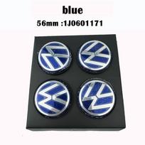 For VW For Volkswagen VW Golf 5 6 7 Passat B6 B7 B8 Tiguan Polo Jetta GTI 3B7601171 4pcs 56mm 65mm Floating Wheel Center Caps Hub Cover NL9 black