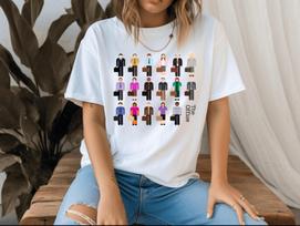 The Office Shirt | Logo Figure Dunder Mifflin Unisex Ultra Cotton Tee 120 white