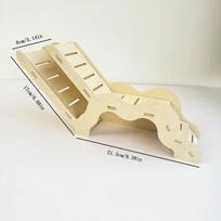Large Size Hamster Tunnel Toy Wooden Pet Cage Furniture New Underground Cave  Small Pet Use A-Small
