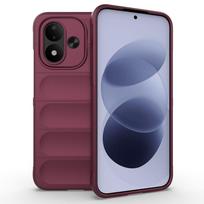 Xiaomi Redmi Note 17 Pro 5G telefono dėklas, plaunamas minkštas TPU telefono dėklas-dangtelis, skirtas Xiaomi Redmi Note 17 Pro 5G tamsiai violetine spalva