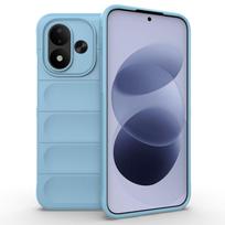 Xiaomi Redmi Note 17 Pro 5G telefono dėklas, plaunamas minkštas TPU telefono dėklas-dangtelis, skirtas Xiaomi Redmi Note 17 Pro 5G šviesiai mėlyna spalva