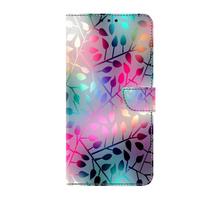 Phone Case for Samsung Galaxy A55 A35 A34 A33 A32 A31 A16 3D Cute Painted Magnetic Leather Flip Holder Wallet Mobile Phone Cases Galaxy A32 5G pink