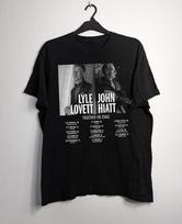 Lyle Lovett tour 2026 Black Color Cotton Shirt Unisex FN1838 Unisex T-Shirt L white