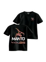 T-Shirt with Manto Print STOMP Y2K Sk8 U2k S black