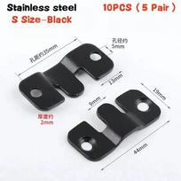 10Pcs Stainless Steel Hanging Buckles Flush Mount Brackets Insert Picture Frame Hanging Buckle Z Clip Furniture Connector Hooks