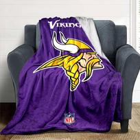 Minnesota Vikings Logotipo Spausdinimo Flanelinis Antklodė Aukštos Kokybės Šiltas Patogus Apklotas Visais Metų Laikais Puikiai Tinka Dovanoms Namų Dekoras 80cm x 120cm purple