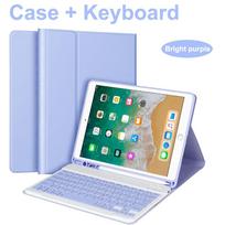 Dėklas iPad 5-osios, 6-osios, 9,7 colio, Bluetooth klaviatūros dangtelis Air 1-osios 2013, Air 2-osios 2014, Pro 9,7 colio iPad 9.7inch&Russian
