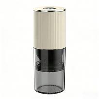 Portable Electric Spice Coffee Grinder, Adjustable Coarseness Dry Mill for Pepper Salt Coffee Beans Easy to Clean 702White multifunctional