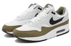 Nike Air Max 1 Balti Juodi Vidutinio Alyvuogių FD9082-102 40 white