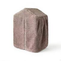 Paukščių narvo uždangalas, didelis, pralaidus orui, apsaugantis nuo dulkių, papūgėlės, juodas 35*23*38cm Vienas vilnos 37*36*48cm
