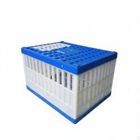 Pigeon Training Cage Portable Design Folding Basket Easy to Hygienic Avian Transport blue