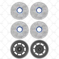 For Dreame X60 Ultra  / X60 Max Ultra Complete Accessories Roller Main Brush Side brush Filter Dust Bag Mop 2 holders+4pads