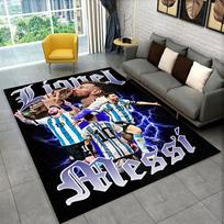 Ožkos M-Messi Futbolo Sportinis Kilimas-Kilimėlis Žaidimų Kambariui Miegamajam Svetainei Sofai Namų Dekoras, Vaikų Žaidimų Vietos Kilimėlis Neslystantis Grindų Kilimėlis 100cm x 150cm