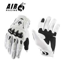 AIR Bomber Gloves Motocross Guantes MX BMX Dirt Bike Off-road Moto Enduro MTB Riding Cycling ATV UTV Luvas For Men Touch Screen XL white
