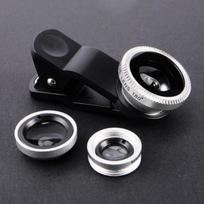 3In1 Fisheye Wide Angle Micro Camera Lens For Phone 3In1 Zoom Fish Eye Len On Smartphone Lenses With Phone Clip