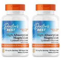 Doctors High Absorption Magnesium Veg Capsules 120 Tablets 2 pcs