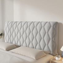 Viskas įskaičiuota Super Soft Smooth dygsniuotas galvos apdangalas Storas aksominis galvūgalio užvalkalas Vienspalvis lovos nugaros užvalkalas nuo dulkių 140cm L X 60cm H