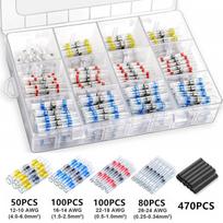 800 vnt. Litavimo sandariklis Susitraukiantis jungiklis Vielos jungties gnybtai Atsparus vandeniui Litavimo sandariklis Elektros 800pcs
