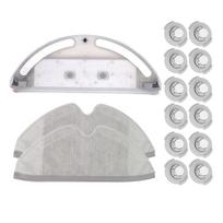 Roboto dulkių siurblio vandens bakas, skirtas Xiaomi Mijia mi Vacuum 2 Roborock S50 S51 T60 T61 Mop Pro audinio atsarginių dalių rinkinys, priedai