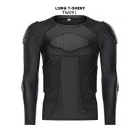 Motociklo striukė „Armor Moto Protection Moto Protection Motocross Racing Protector Base Layer Protective Gear“ Motociklų striukės L juoda