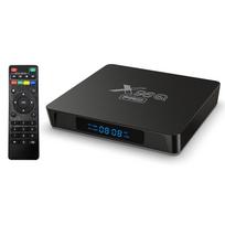 X96Q PRO Android 10.0 Smart TV Box UHD 4K Media Player Allwinner H313 Keturių branduolių H.265 2.4G&5G WiFi UK-8G juoda