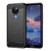 Atsparus smūgiams dėklas Nokia 5.4 4.2 3.4 6.2 7.2 6.3 5 6 7.1 8 9 7plus 5.3 8.3 5g 8.1 silikoninis dėklas nokia 8sirocco 5.1 6.1plus Nokia 8.3 5G juoda