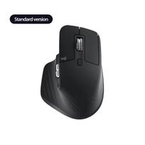 Logitech Master serijos MX Master 3S Belaidė „Bluetooth“ pelė Ergonomiška biuro tyli pelė su belaidžiu imtuvu juoda