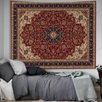 Vintažinio įkvėpimo bohemiškas sieninis gobelenas Estetiškas namų dekoras Gobelenas kambario dekoracijoms Kūrybingas atpalaiduojantis sieninis meno kūrinys 30x40in brown
