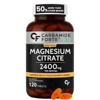Carbamide Forte Magnesium Citrate Tablets 2400mg Per Serving 120 Count Muscle Recovery Energy Support gray