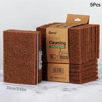5/10pcs Sisal Microfiber Sponge Eco-friendly Plant Sponges For Dishwashing Natural Fiber Cleaning Cloth Kitchen Accessories