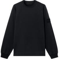 Stone Island Ghost Series Ss26 Raglan Long Sleeve Casual Ribbed Edge Design Sweatshirt Men sweatshirt L1S156100064S00F3V0029 L black