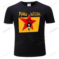 Naujas medvilninis trumpomis rankovėmis Mano Negra Manu Chao Roko Grupė Vyriškas Juodas Marškinėlis Aukštos Kokybės Viršus Marškinėlis vyriškas vintažinis marškinėlis XL yellow