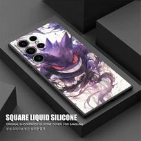 S25Ultra Case For Samsung Galaxy S25 S24 S23 S20 S21 FE S22 Ultra S10 Plus S24FE Soft Phone Cover Pokemons Umbreons Gengars Draw Note 10 Plus gray