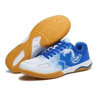 Anti-Slip Badminton Shoes for Men Ladies' Professional Sport Tennis Sneakers Comfy Fit for Outdoor Gym Badminton Matches 36 balta