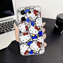 Case for Xiaomi Redmi Note 14 Pro Plus 10S 11 A4 11S 14C 12S 9 10 13C Note 13 12 Soft Phone Cover Fashion Hello Kitty Redmi Note 11S gray