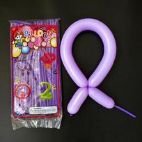 1,8g Ilgi Balionai Personalizuoti Ilgi Juostiniai Latekso Balionai Sutirštintas Maginis Juostinis Balionas Vienos Spalvos Mišrios Spalvos PASIDARYK pats Balionas 100pcs violetinė