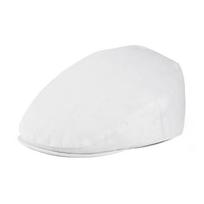 BOTVELA Lininė Plokščia Kepurė Vyrams Moterims Zigzago Rašto Lininė Newsboy Kepurė Lengva Vairuotojo Ivy Kepurė Kepurė Kepėjas Vasarinė Boina Vyrams 57 cm white
