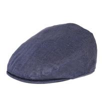 BOTVELA Lininė Plokščia Kepurė Vyrams Moterims Zigzago Rašto Lininė Newsboy Kepurė Lengva Vairuotojo Ivy Kepurė Kepurė Kepėjas Vasarinė Boina Vyrams 61 cm gray