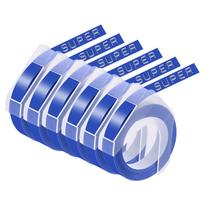 5/10PK 9mm/12mm Labels Compatible for Dymo 3D Embossing Label Tape 520109 520106 521209 For DYMO Organizer Xpress Pro 12965 1550 (as the picture,9mm)
