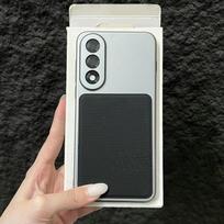 For OnePlus Nord 5 Case Hard PC Leather PU Magnetic Simple Matte Dopamine Anti-Drop Phone Cover For OnePlus Nord5 Shell Bumper OnePlus Nord 5 dangaus mėlyna spalva