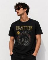 Led Zeppelin Marškinėliai | Vintažiniai Roko Grupės Marškinėliai Juodi Grafiniai Klasikiniai Koncertiniai Viršutiniai Drabužiai 3XL black