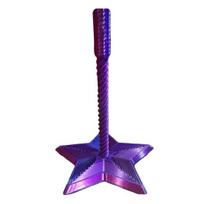 Fidget Spiral Toy, 5 Pointed Star Radish Tower Stress Reliever, Magic Rotating Sensory Toy with Color Changing Gradient, Desk Toy for Adults blue